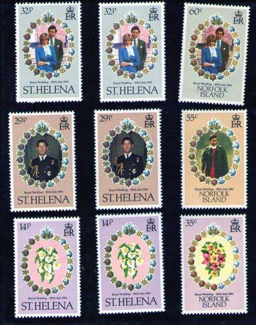 1981 - Royal Wedding - St. Helena / Northfolk Island