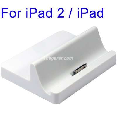 iPad iPad 2 Docking charger dock White stand with USB cable