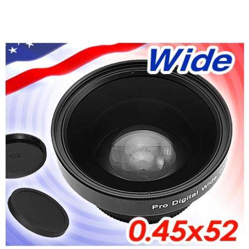 NEW 52mm 0.45x Macro WIDE Angle LENS 62mm Front Thread Gift Photo camera