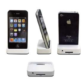 iPhone 4 4G 4S Docking Charger White With Cable