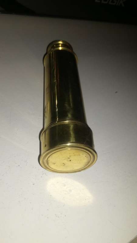 Antique Solid Brass Monocular , Extending 10cm to 40cm