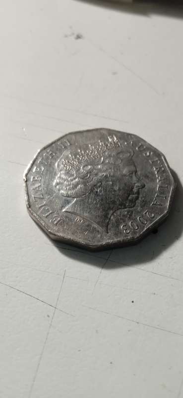 2003 Australia Volunteers Fifty 50 Cent Coin -