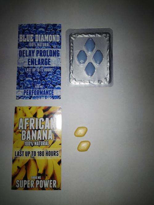 AFRICAN BANANA and  BLUE DIAMOND sex tablets PROMO PACK!