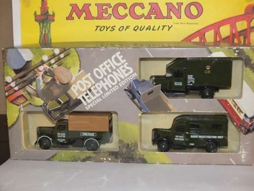 Lledo Set: Limited Edition POST OFFICE TELEPHONES VEHICLE 3 Piece Set POL1003 MIB.