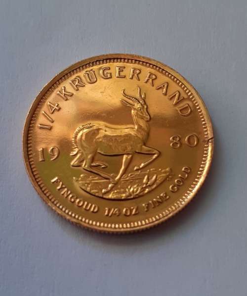 1/4 ounce 1980 gold Krugerrand
