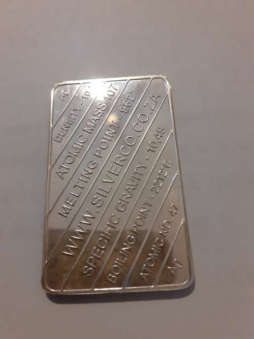 Two 1 troy ounce 999 fine silver marked SBR bullion bars.