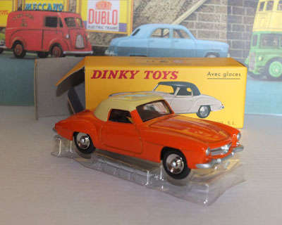 Atlas Dinky Toys Mercedes 190 SL orange .526 MIB A little more rare.