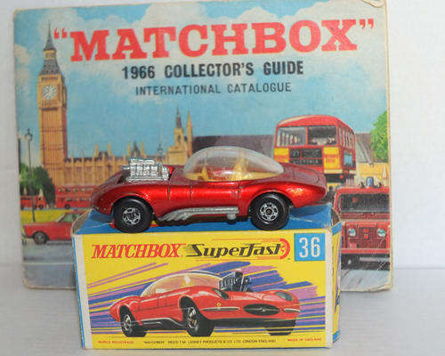 MATCHBOX SUPERFAST DRAGUAR No36 in original box.