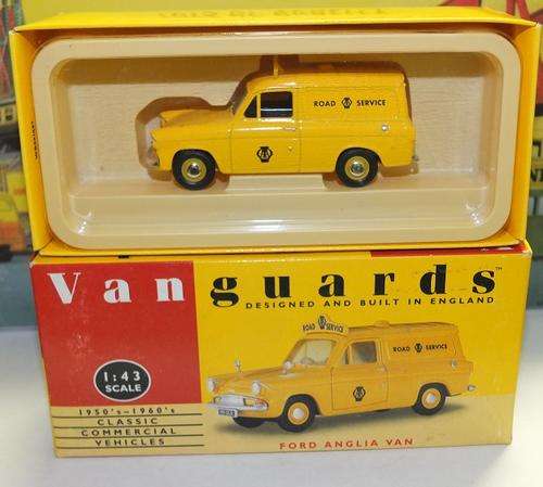 LLEDO VANGUARDS MODEL No.VA4001 FORD ANGLIA VAN 'A.A.' MIB MADE IN ENGLAND.