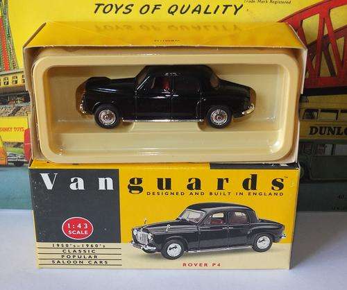 Rare colour LLEDO VANGUARDS 1/43 - VA19002 BLACK ROVER P4 MIB.