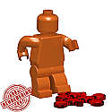 Spill/splat for use with Minifigures