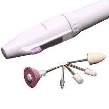NAIL DRILL WITH BITS AND  BAG