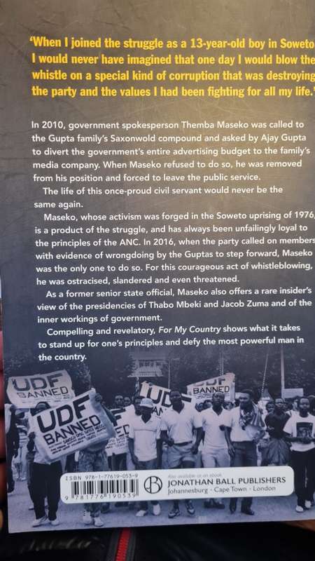 For my Country - Why I blew the whistle on Zuma and the Guptas