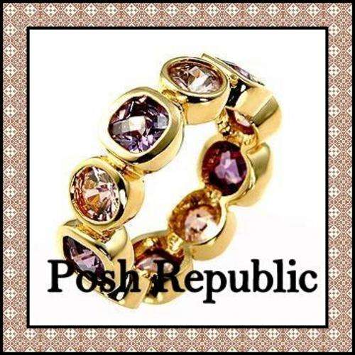 ***R55 SPECIAL PRICE***Unique Eternity Multi Coloured Band Ring***SIZE 8