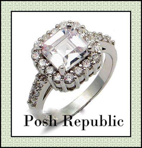 ***R55 SPECIAL PRICE***Gorgeous and Elegant Wedding/ Engagment Ring CZ.SIZE 8
