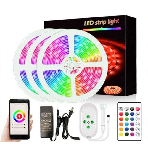 Smart WiFi 15m LED Strip Light 5050 RGBW + Remote | Tuya Smart Life