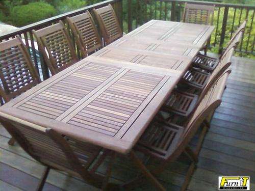 10 Seater EXTENDABLE Table SET (Solid HARDwood)