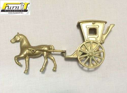 BRASS Horse and Carriage - Good Condition