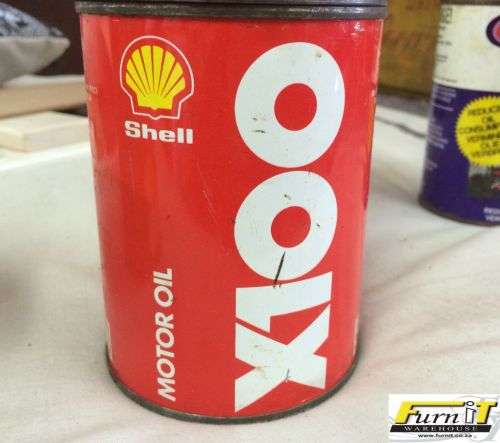 Shelll Oil tin - Full - 500ml