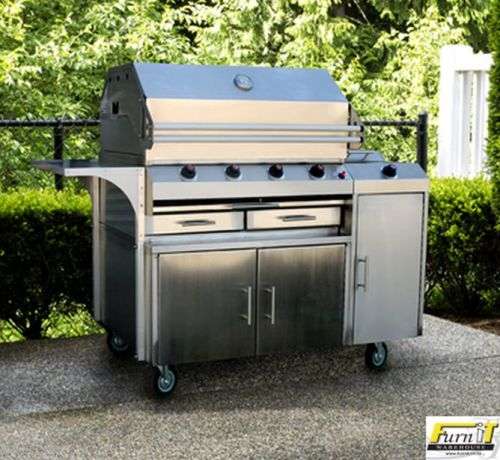 Chef Zodiac 4 Burner Gas Braai - S/S - Patented Heat Panels - Top Quality