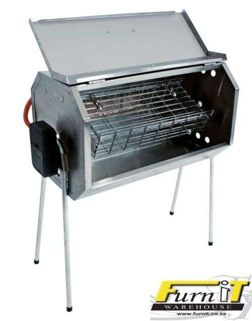 Chef MINI SPIT BRAAI - 1 Burner Gas - S/S - Top Quality