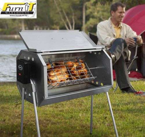 Chef MINI SPIT BRAAI - 1 Burner Gas - S/S - Top Quality