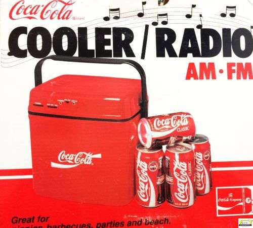 Coca Cola COOLER / RADIO - Box & still wrapped - Rare
