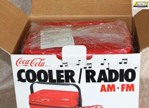 Coca Cola COOLER / RADIO - Box & still wrapped - Rare