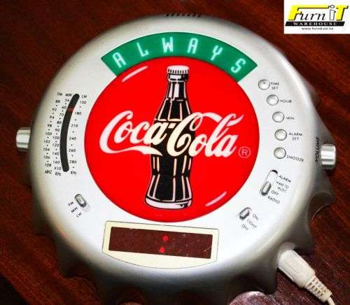 Coca Cola CROWN CAP CLOCK RADIO - with Box - Rare