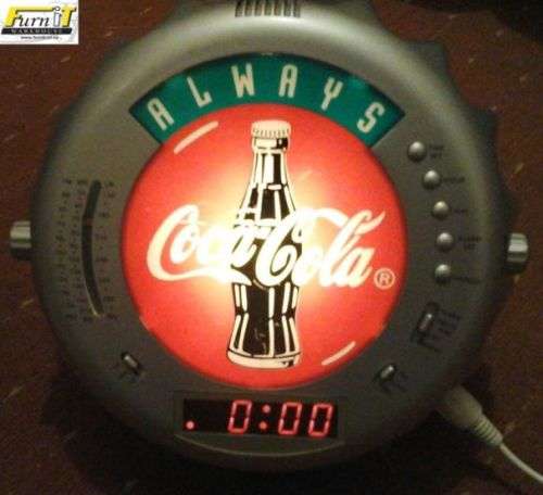 Coca Cola CROWN CAP CLOCK RADIO - with Box - Rare