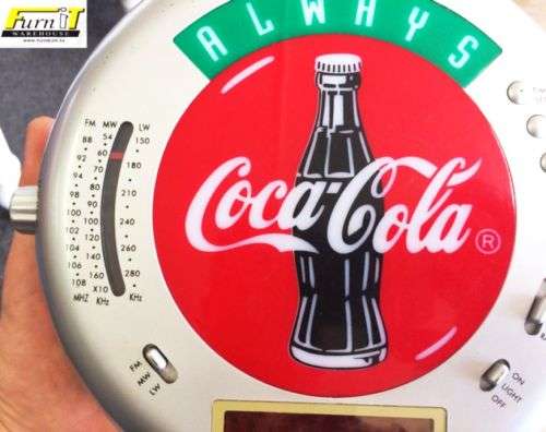 Coca Cola CROWN CAP CLOCK RADIO - with Box - Rare