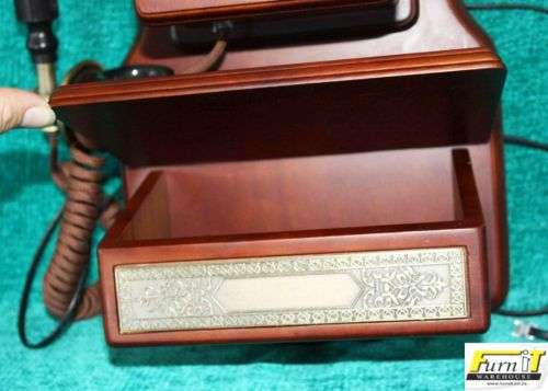 Telkom Vintage Style Telephone - Wall Mount - Wood - Working