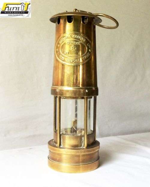 Welsh Miners Lamp - E.Thomas & Willams Ltd (ETW) - Unused - Numbered - Brass