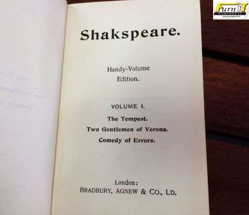 Shakespeare (Shakspeare) Handy Volume (13 Volumes in original Box) Late 1800's - VERY RARE