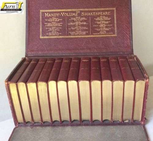 Shakespeare (Shakspeare) Handy Volume (13 Volumes in original Box) Late 1800's - VERY RARE