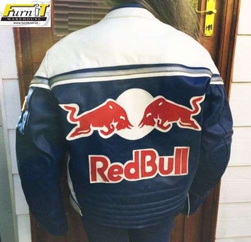 Red Bull Racing Leather Bike Jacket (Size Medium) - Excellent condition
