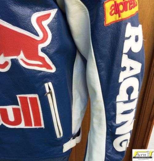 Red Bull Racing Leather Bike Jacket (Size Medium) - Excellent condition