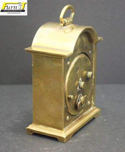SWIZA 8 Brass Clock - From the "Royal" range with " Florentine dial" - Small - Not working