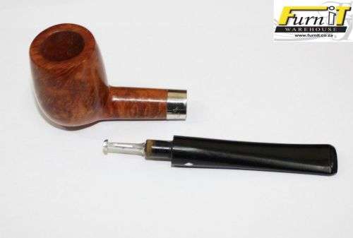 Sterncrest Sterling Imported Briar Root (LHS) smoking pipe - Unused - RARE!