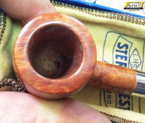 Sterncrest Sterling Imported Briar Root (LHS) smoking pipe - Unused - RARE!