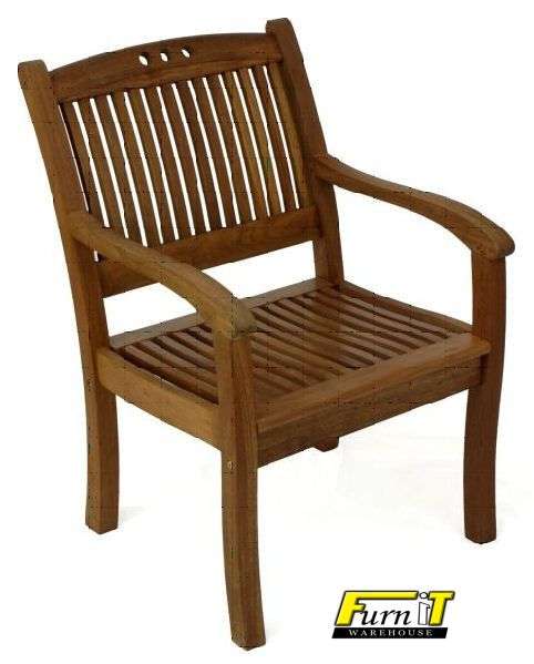 BENCH / CHAIR (1 SEATER) - Hardwood - Outdoor / Indoor