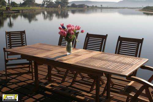 Vienna extendable tables - Hardwood - Outdoor