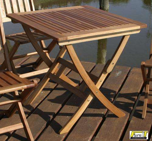 Square Table 75 x 75 (FOLDING) - Hardwood - Outdoor / Indoor