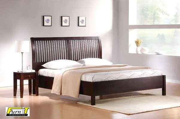 WEEKEND SPECIAL: "Sleigh"- Bed, QUEEN (bedframe alone)