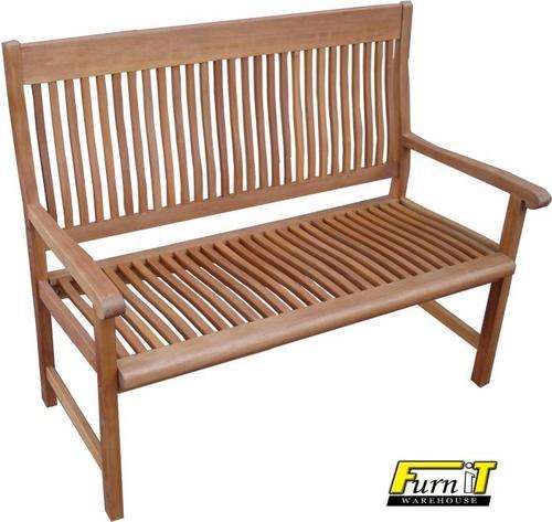 2 SEATER BENCH - Hardwood - Outdoor / Indoor