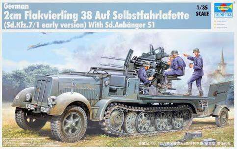 Trumpeter 1/35 Sd.Kfz.7/1 2cm Flakvierling 38 auf Selbstfahrlafette