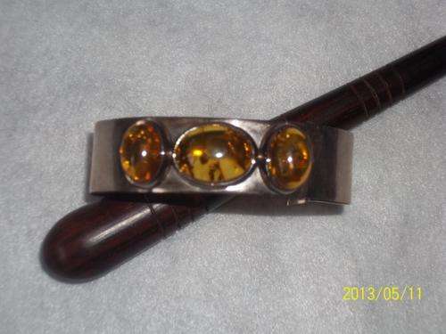 Amber bracelet in 925 silver