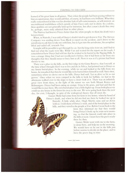 ILLUSTRATED OUT OF AFRICA by MARY BLIXEN