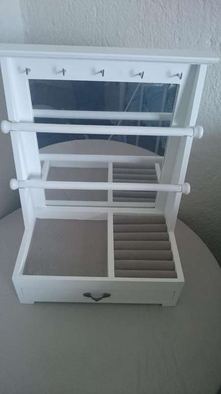 Wooden Jewelry Stand with Drawer