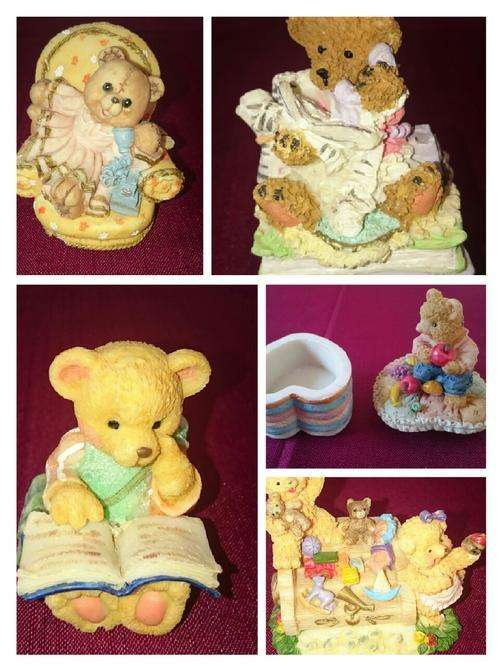 TEDDY BEAR FIGURINES (Set of 9)